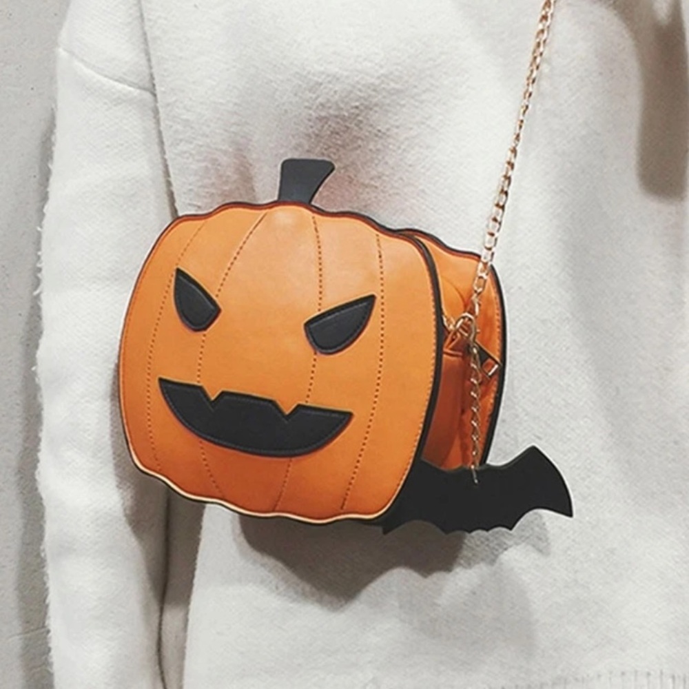 New Pumpkin Handbag Halloween Candy Messenger Bag